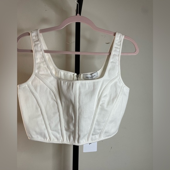 NWT Another Girl||Cut Work Jean Corset,Size Medium. Floral design. - Picture 10 of 10